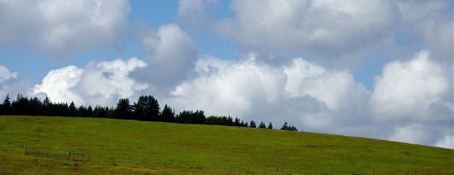 Photo of clouds over UCSC campus